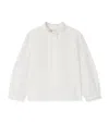 Bonpoint Emelia Lace-trim Shirt In White