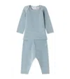 Bonpoint Cotton Pyjama Set In Blue