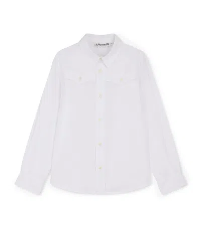 Bonpoint Kids' Cotton Shirt In White