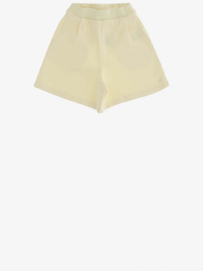 Bonpoint Kids' Cotton Shorts In Yellow