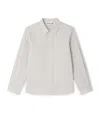 Bonpoint Cotton Stripe Shirt In Blue