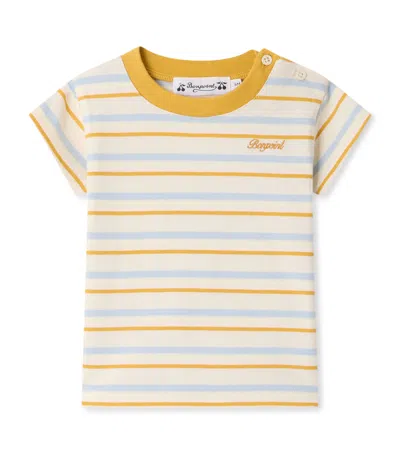 Bonpoint Kids'  Cotton Stripe T-shirt In Multi
