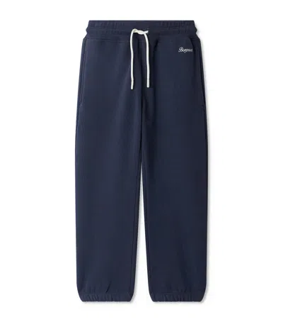 Bonpoint Kids' Cotton Tidji Sweatpants In Blue