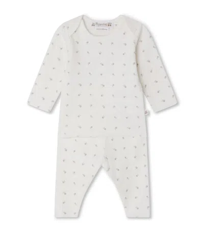 Bonpoint Kids'  Cotton Timi T-shirt And Leggings Set In Sand