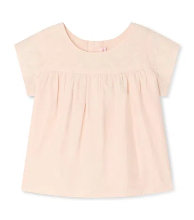 Bonpoint Kids'  Cotton Top In Pink