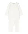 Bonpoint Cotton Tracksuit Set In White