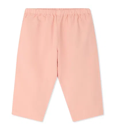 Bonpoint Kids'  Cotton Trousers In Pink
