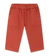 Bonpoint Cotton Trousers In Red