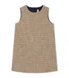 Bonpoint Cotton-wool Tweed Jinette Dress In Orange