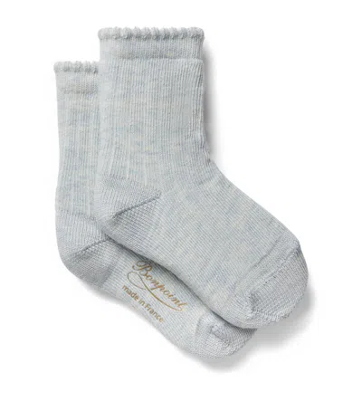 Bonpoint Kids'  Cotton-blend Socks In Blue