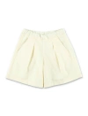 Bonpoint Courtney Cotton Shorts In Yellow