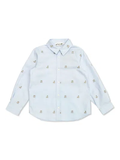 Bonpoint Kids' Daho Shirt In Blue