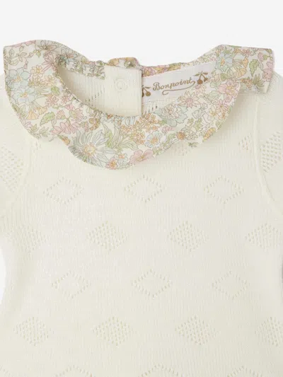 Bonpoint Daisie Bodysuit In White