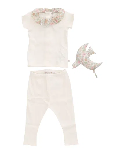 Bonpoint Kids' Daisie Set In White