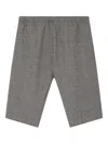 Bonpoint Dandy Checked Elastic-waist Trousers In Gray