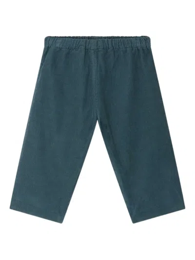 Bonpoint Babies' Dandy Elastic-waist Corduroy Trousers In Green