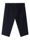 Bonpoint Dandy Herringbone Elastic-waist Trousers In Blue