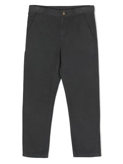 Bonpoint Kids' Darcy Cotton-linen Trousers In Grey