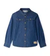 Bonpoint Jared Denim Shirt In Blue