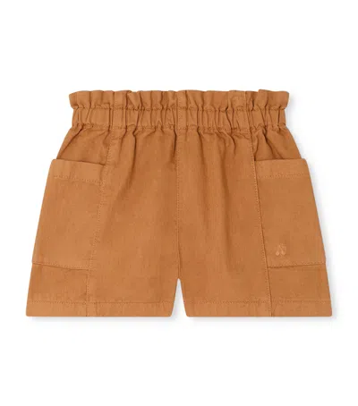 Bonpoint Kids'  Denim Shorts In Brown