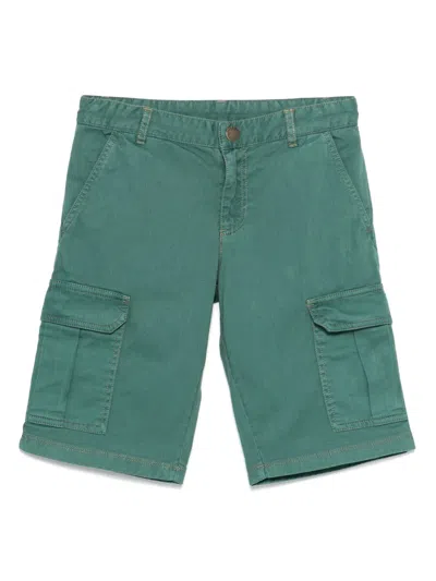 Bonpoint Kids' Denim Shorts In Green