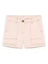 Bonpoint Denim Shorts In Pink