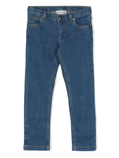 Bonpoint Kids' Dewey Slim-cut Jeans In Blue