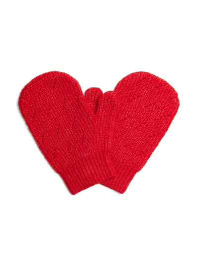 Bonpoint Kids' Dhuri Wool Mittens In Red