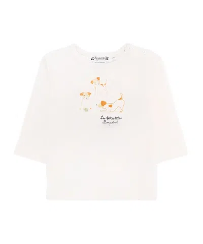 Bonpoint Kids' Dog-graphic T-shirt In White