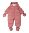 Bonpoint Down-padded Tagonfly Hooded Snowsuit In Pink