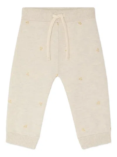 Bonpoint Babies' Drawstring-fastening Trousers In Neutral