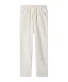 Bonpoint Drawstring Pocket Track Pants In White