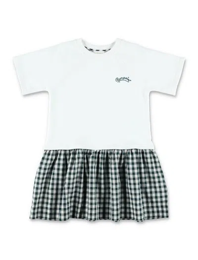 Bonpoint Kids' Dress Check Skirt In White