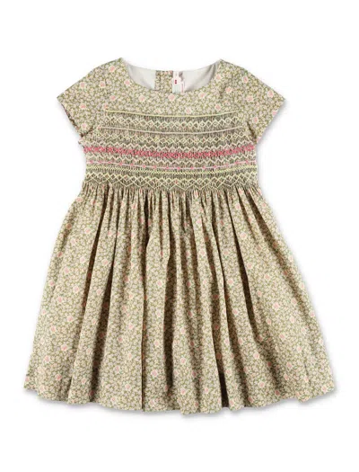Bonpoint Kids' Dress Duchesse In Green