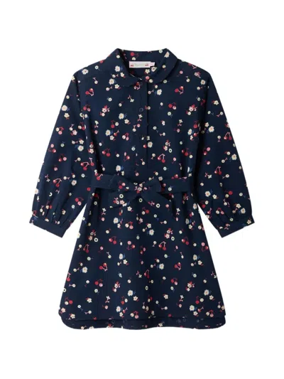Bonpoint Kids' Dress Floral Pattern "milaine" In Multi