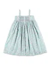 Bonpoint Dress Lace Flower In Green