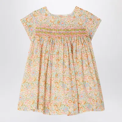 BONPOINT DRESS MARUSKA PINK IN LIBERTY FABRIC