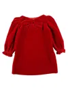 Bonpoint Bow Ruffled Dress In Red