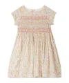 Bonpoint Girls Floral Duchesse Dress In Nude