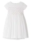 Bonpoint Duchesse Cotton Dress In White