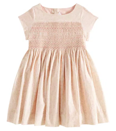 Bonpoint Kids' Cotton Dress In Pink