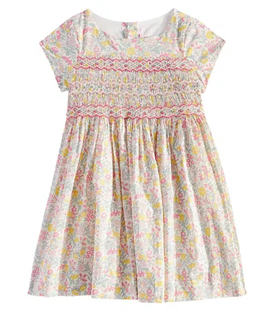 BONPOINT DUCHESSE FLORAL COTTON DRESS