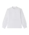 Bonpoint Ebora Blouse With Honeycomb Bib In White