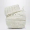 Bonpoint Ecru Wool Socks In White