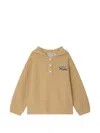 Bonpoint Edan ボタン パーカー In Brown