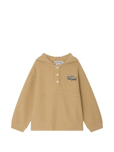 Bonpoint Edan ボタン パーカー In Brown