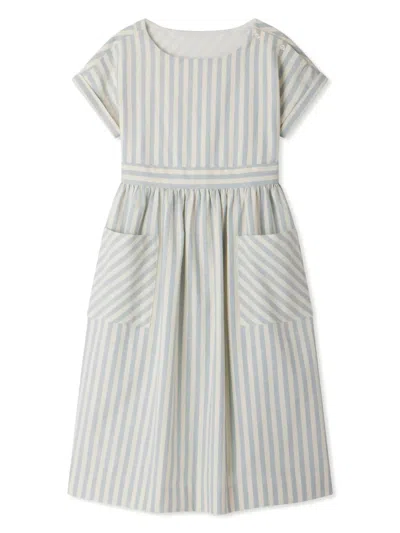 Bonpoint Kids' Edelweis Dress In Blue