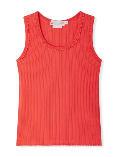Bonpoint Kids' Edina Tank Top In Red