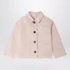 Bonpoint Edith Jacket Pink In Linen Blend