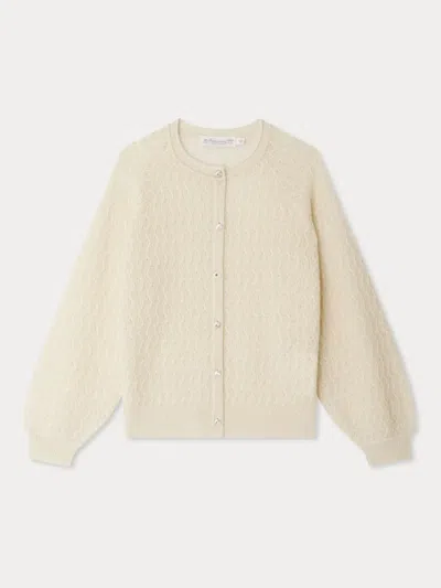 Bonpoint Kids' Editta Cardigan In White